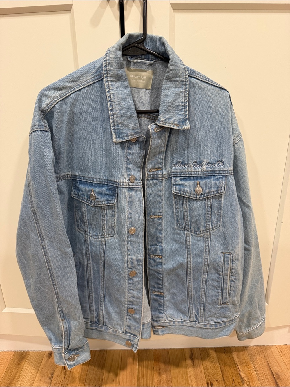 Light Wash Denim Jacket - Elevated Basics